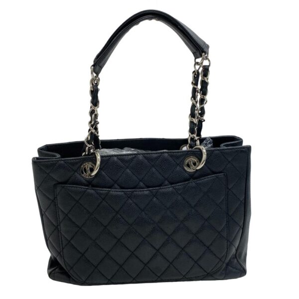 z0004887 2 Chanel GST Chain Tote Bag Black