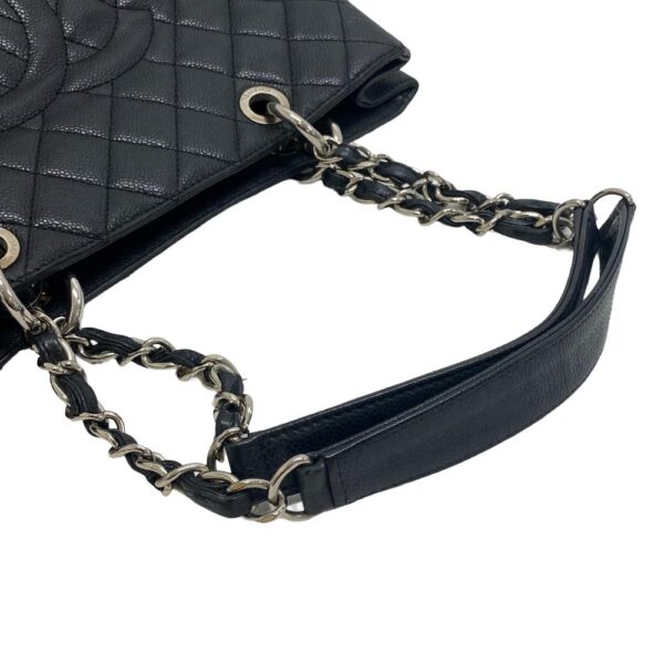 z0004887 8 Chanel GST Chain Tote Bag Black