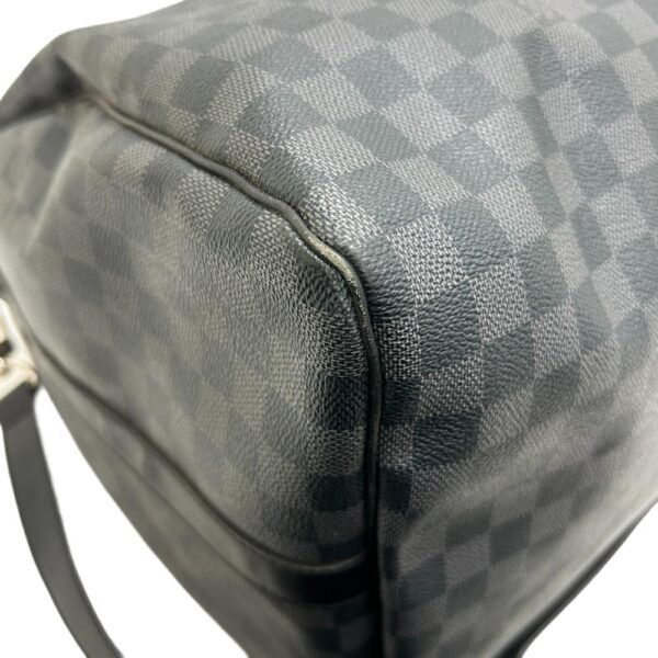 z0005547 4 Louis Vuitton Keepall Bandouliere Bag Damier Graphite Black