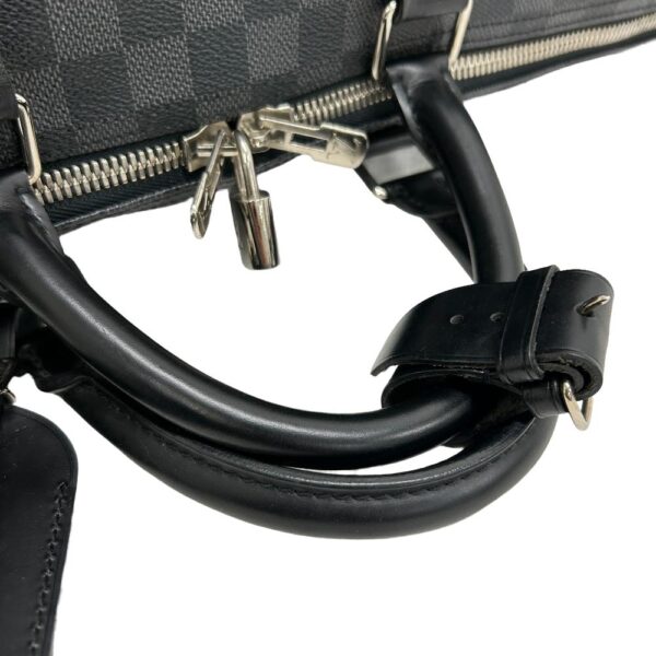 z0005547 5 Louis Vuitton Keepall Bandouliere Bag Damier Graphite Black