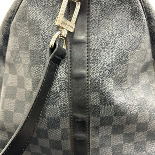 z0005547 8 Louis Vuitton Keepall Bandouliere Bag Damier Graphite Black