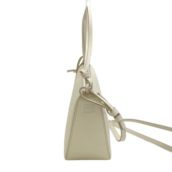 z0005801 3 Loewe Hammock Hobo Mini Shoulder Bag White