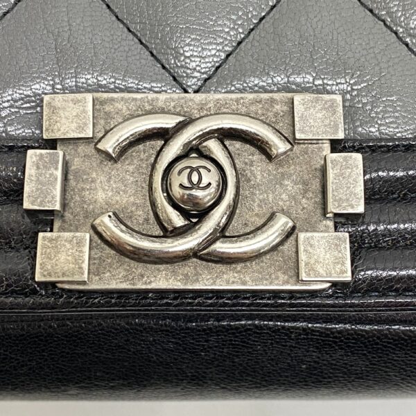 z0005814 9 Chanel Boy Chanel Chain Shoulder Bag Black