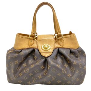 z0005824 1 Louis Vuitton Monogram Stripe City Keepall Shoulder Bag Brown