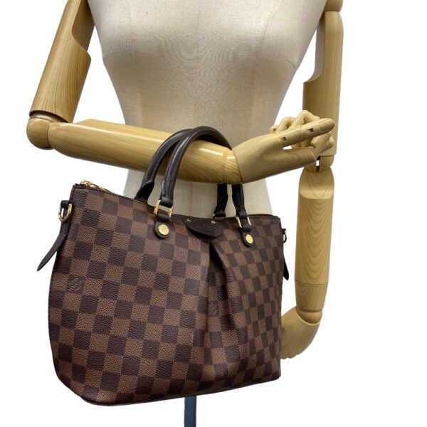 z0005828 13 Louis Vuitton Sienna PM Handbag Damier Brown