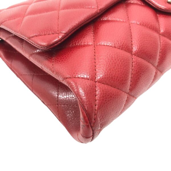 z0005929 4 Chanel Chain Shoulder Matelasse Handbag Red