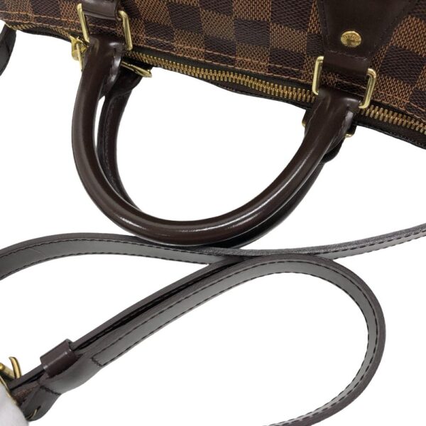 z0005962 10 Louis Vuitton Speedy Bandouliere 30 2Way Bag Damier Brown