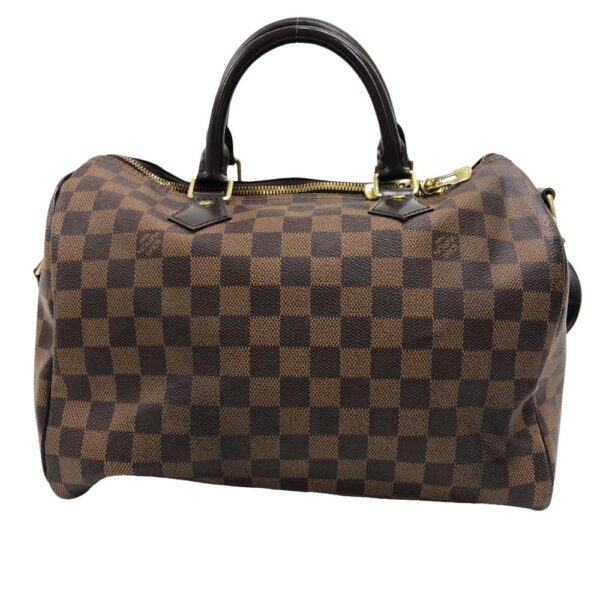 z0005962 2 Louis Vuitton Speedy Bandouliere 30 2Way Bag Damier Brown