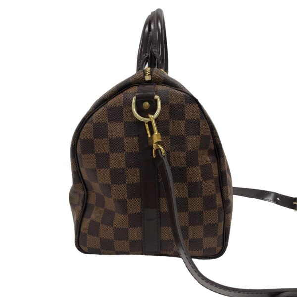 z0005962 3 Louis Vuitton Speedy Bandouliere 30 2Way Bag Damier Brown