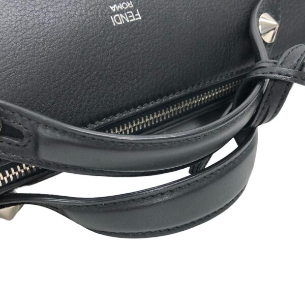 z0005963 4 Fendi Visible Medium 2Way Shoulder Bag Black