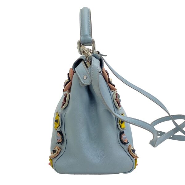 z0005975 4 Fendi Mini Peekaboo 2Way Handbag Blue