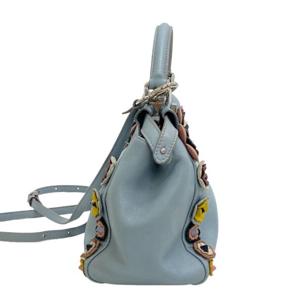 z0005975 5 Fendi Mini Peekaboo 2Way Handbag Blue