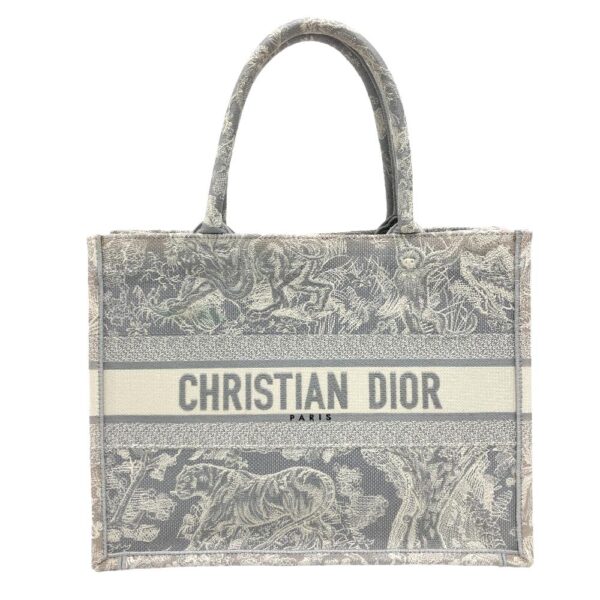 z0006030 1 Dior Book Tote Medium Reverse Toile de Jouy Black