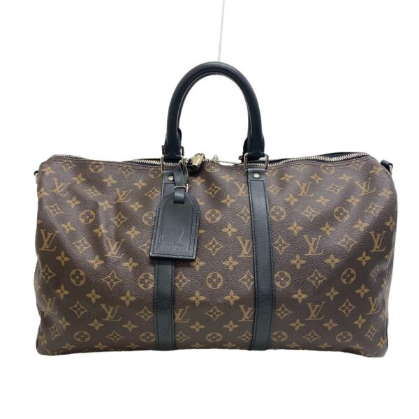 z0006148 1 Louis Vuitton Keepall Bandouliere 45 Bag Macassar Brown