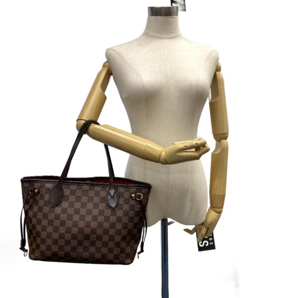 z0006175 9 Louis Vuitton Neverfull PM Handbag Damier Brown