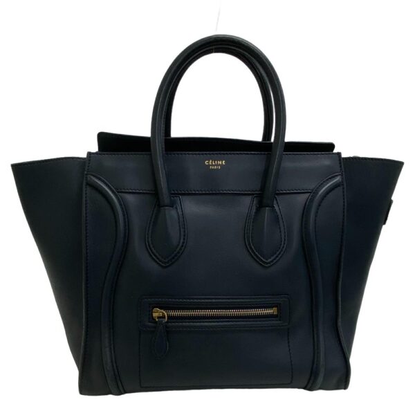 z0006385 1 Celine Luggage Mini Shopper Handbag Blue