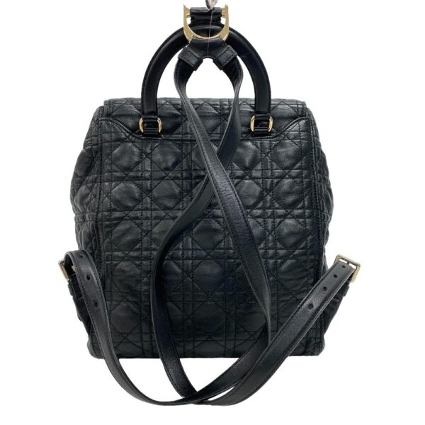 z0006434 2 Dior Cannage Backpack Black