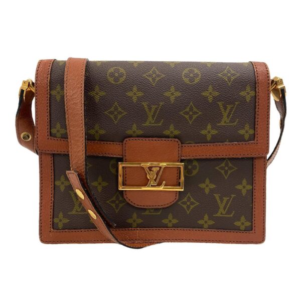 z0006616 1 Louis Vuitton Sac Dauphine Shoulder Bag Monogram Brown