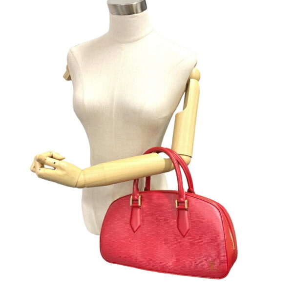 z0007106 14 Louis Vuitton Jasmine Epi Handbag Red