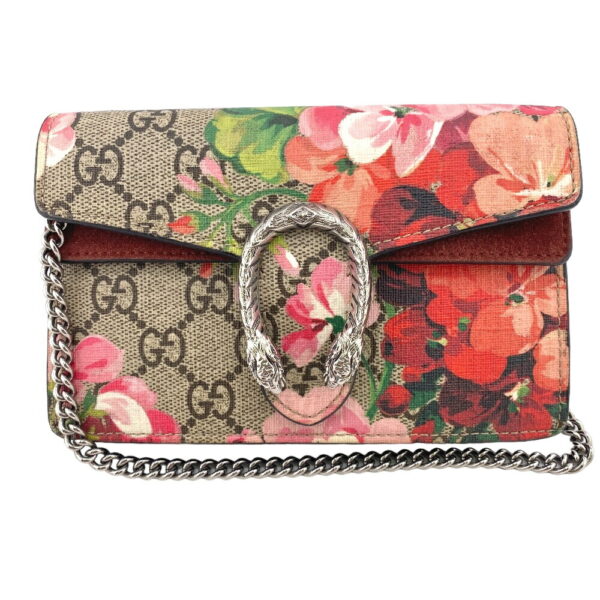 z0007127 1 Gucci Blooms Chain Shoulder Bag Red