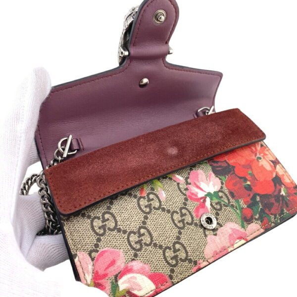 z0007127 9 Gucci Blooms Chain Shoulder Bag Red