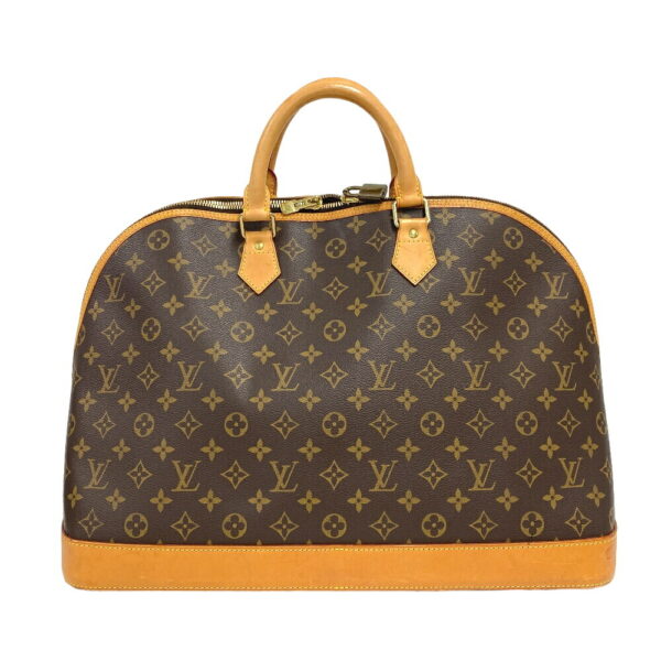 z0007139 2 Louis Vuitton Alma Voyage Monogram Handbag Brown