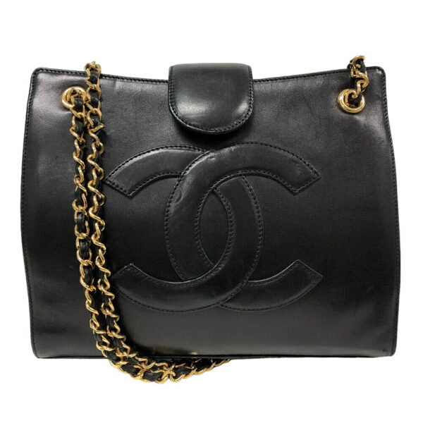 z0007366 1 Chanel Chain Shoulder Bag Black