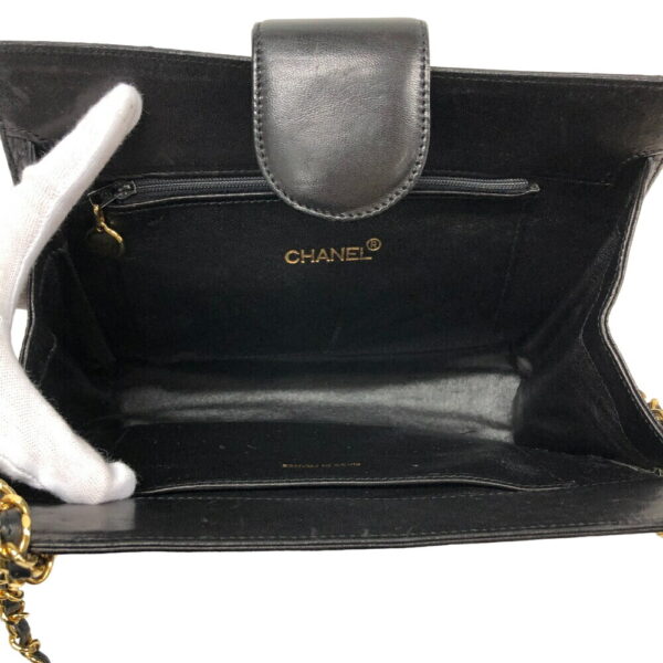 z0007366 6 Chanel Chain Shoulder Bag Black