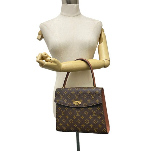 z0007439 15 Louis Vuitton Malherbe Monogram Handbag Brown