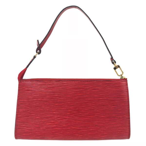 z0029 2 Louis Vuitton Pochette Accessoire Epi Leather Red