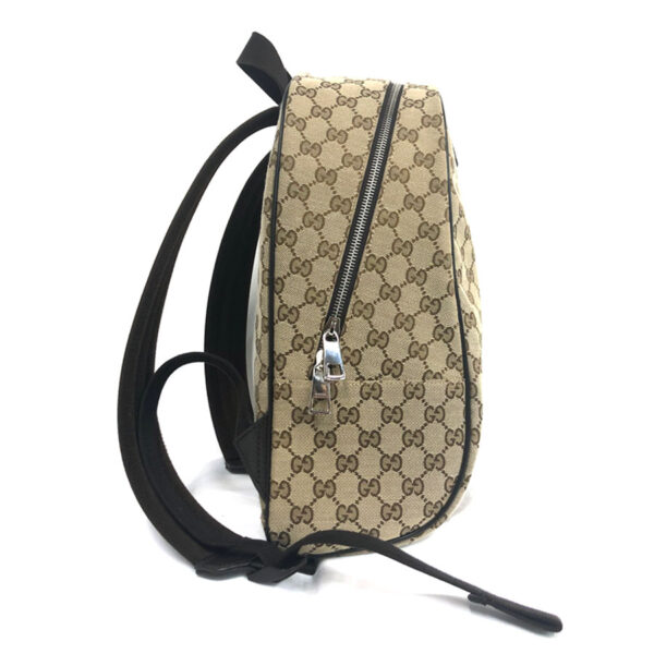 z0031 3 Gucci GG Canvas Backpack Beige