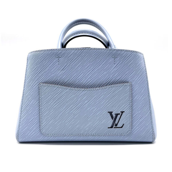 z0138 Louis Vuitton Shoulder Bag 2Way Epi Marelle Tote BB Blue Leather