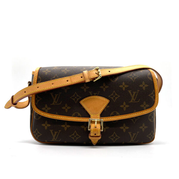 z0142 1 Louis Vuitton Shoulder Bag Monogram Sologne Brown Canvas