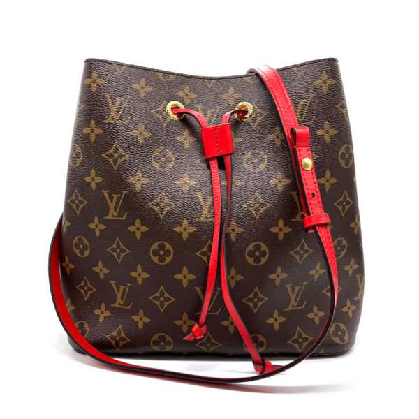 z0192 1 Louis Vuitton Shoulder Bag Monogram Neonoe Coquelicot Canvas