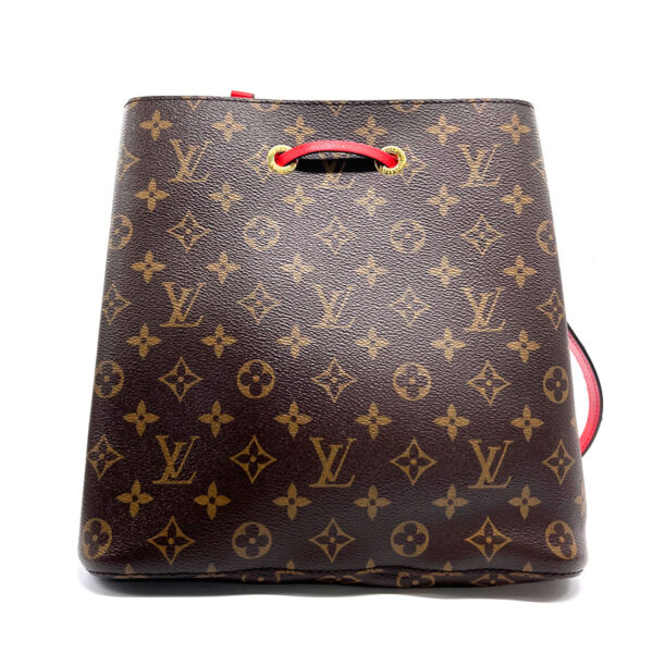 z0192 2 Louis Vuitton Shoulder Bag Monogram Neonoe Coquelicot Canvas