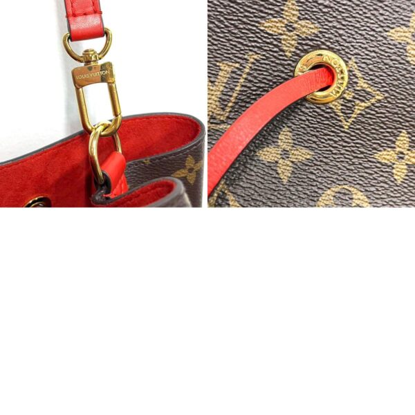 z0192 8 c Louis Vuitton Shoulder Bag Monogram Neonoe Coquelicot Canvas