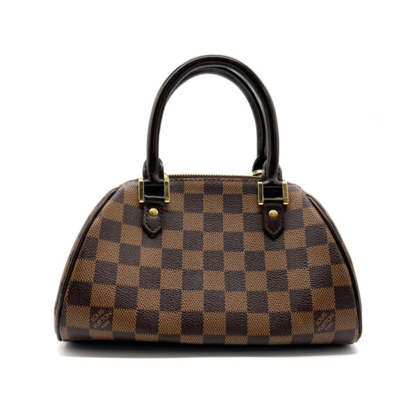 z0195 1 Louis Vuitton Handbag Damier Rivera Mini Brown Canvas