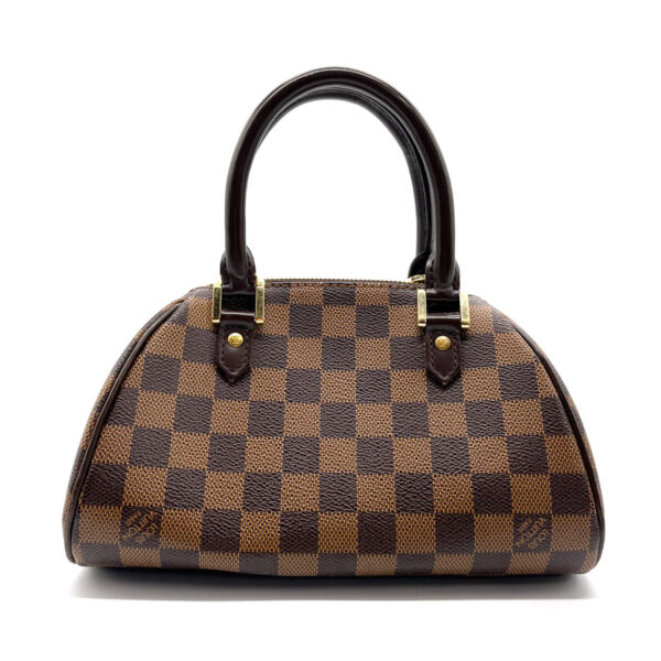 z0195 2 Louis Vuitton Handbag Damier Rivera Mini Brown Canvas