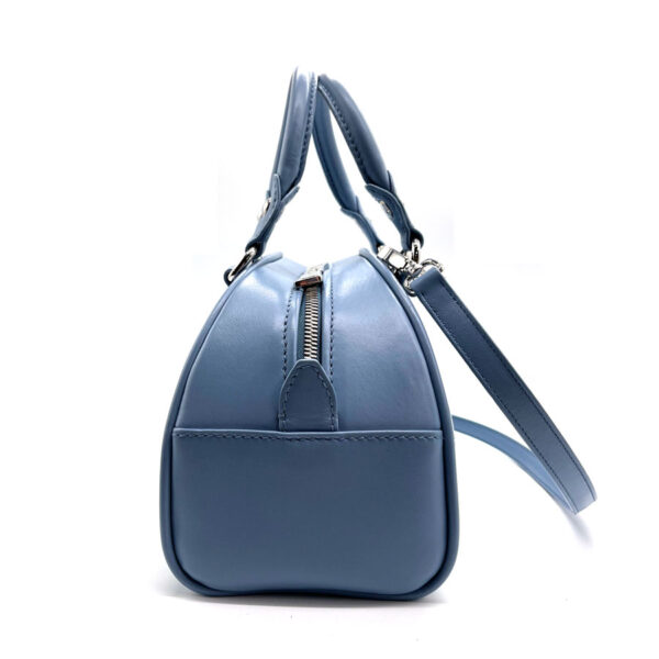 z0216 3 Prada Leather Crossbody Shoulder Bag Blue