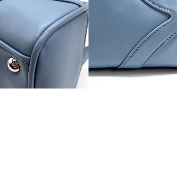 z0216 8 c Prada Leather Crossbody Shoulder Bag Blue