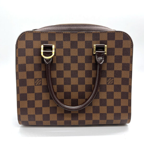 z0242 1 Louis Vuitton Handbag Damier Triana Brown Canvas