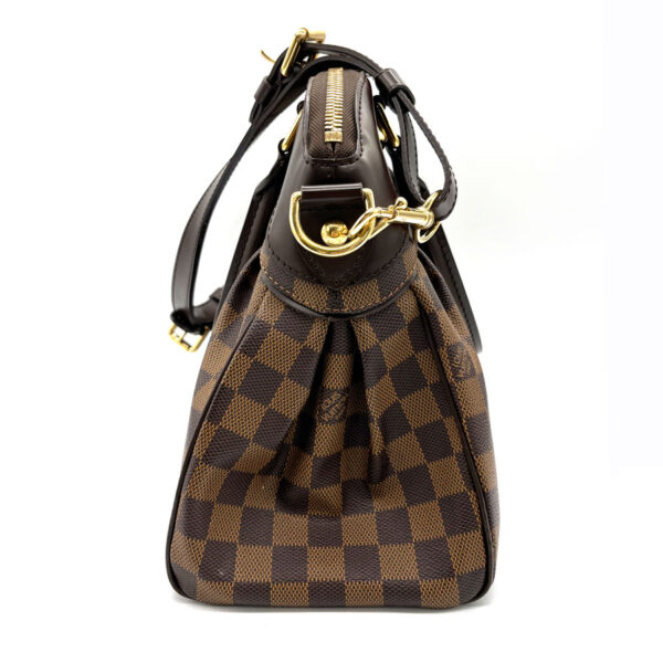 z0270 3 Louis Vuitton Trevi PM Damier Canvas Handbag Brown