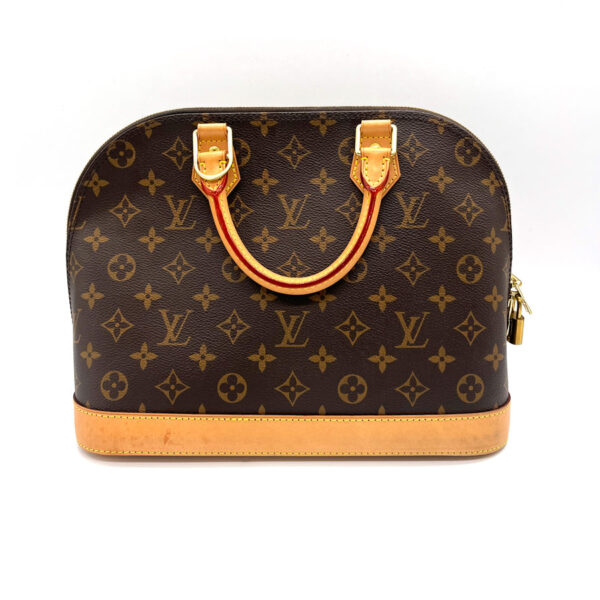 z0271 2 Louis Vuitton Handbag Monogram Alma PM Brown Canvas