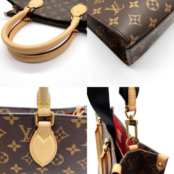 z0276 8 c Louis Vuitton Shoulder Bag Sac Plat PM Brown Canvas