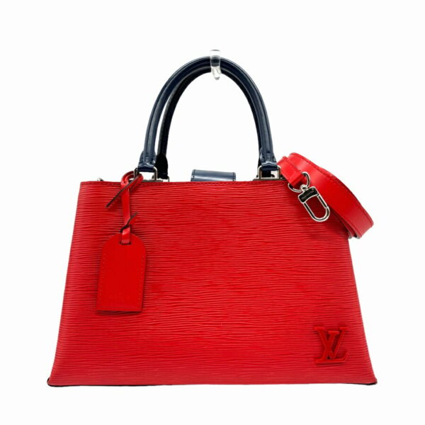 z0338 1 Louis Vuitton Kleber PM Epi Leather Shoulder Bag Red