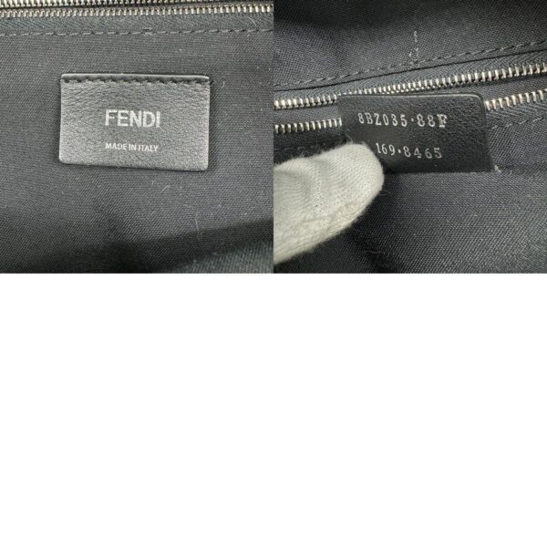 z0405 11 c Fendi Backpack Monster Leather Black