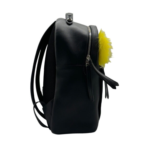 z0405 2 Fendi Backpack Monster Leather Black