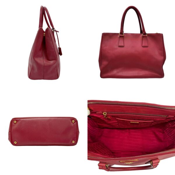 z0680 2 c Prada Handbag Leather Red