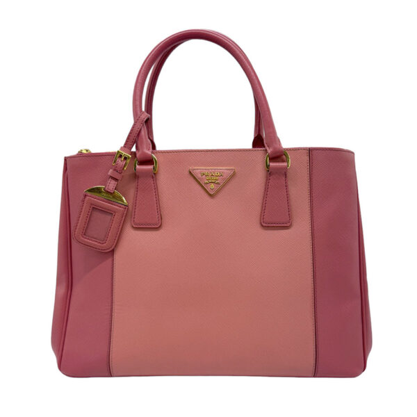 z0682 1 Prada Shoulder Bag Leather Pink