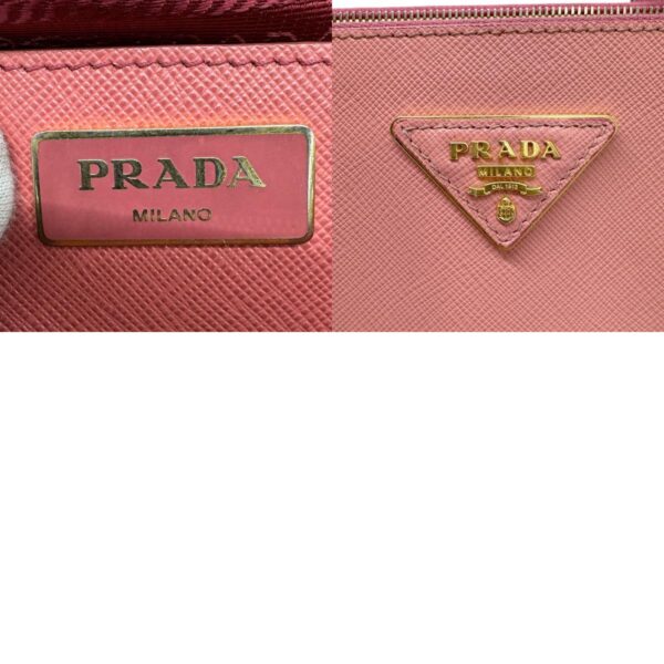 z0682 14 c Prada Shoulder Bag Leather Pink